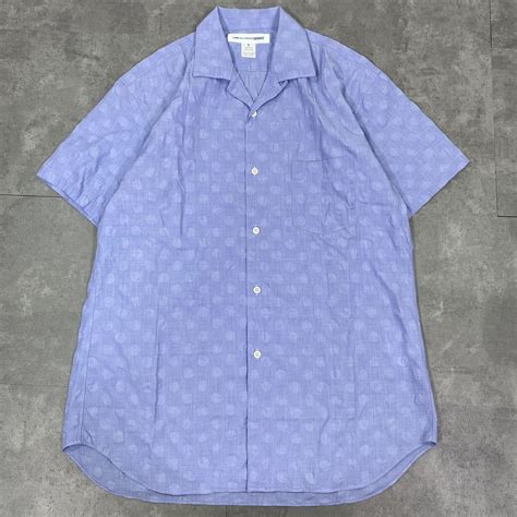 【目立った傷や汚れなし】希少 Comme Des Garcons Shirt コムデギャルソンシャツ 川久保玲 開襟 オープンカラー ドット