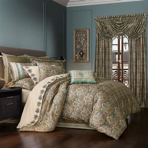 Luxury Comforter Sets With Matching Curtains Queen King Size Cal King