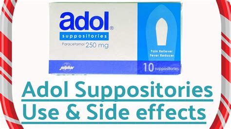 Adol 250mg Suppository Uses And Side Effects Reviews Medic Health