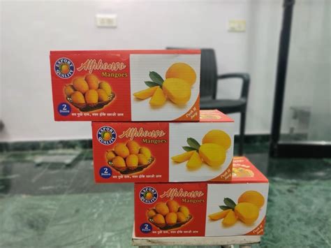 Single Phase 2 Ply Mango Packaging Corrugated Box At Rs 10 Piece In Pune