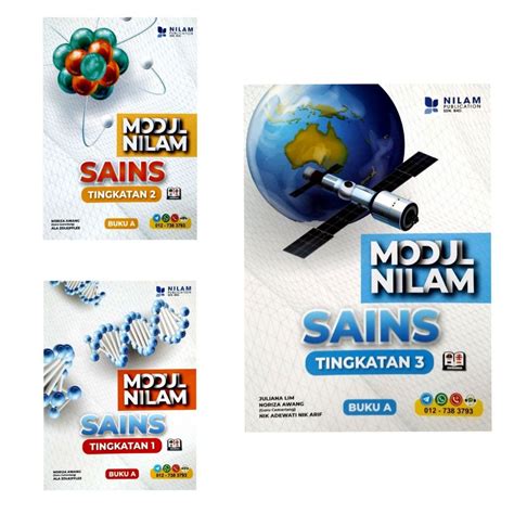 MODUL NILAM SAINS TINGKATAN 123 BUKU A BUKU B NILAM Shopee Malaysia