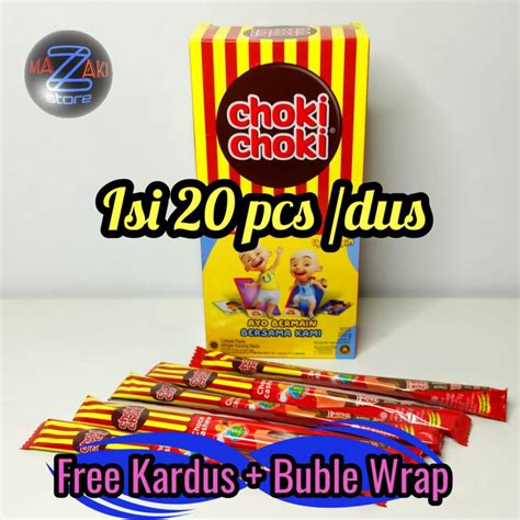 Jual CHOKI CHOKI CHOCOCASHEW ISI 20 STICKS X10 Gram Shopee Indonesia