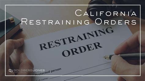 What You Need To Know About Restraining Orders In California