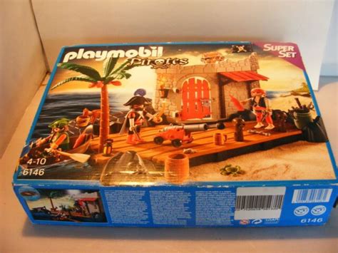 PLAYMOBIL 6146 Pirates Superset Pirate Fort Fortress With Instructions