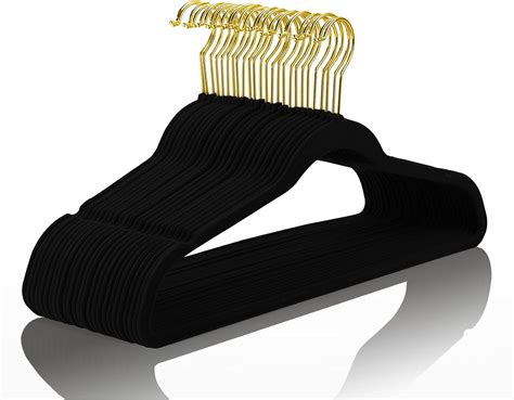 Mizgi Premium Velvet Hangers Pack Pcs Heavyduty Non Slip Slimline