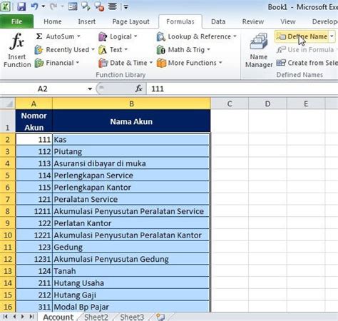 Cara Membuat Jurnal Umum Di Excel Mudah Beserta Rumusnya