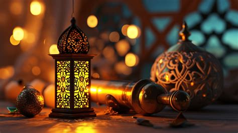 Ramadan Kareem Traditional Islamic Festival Background With A 3d