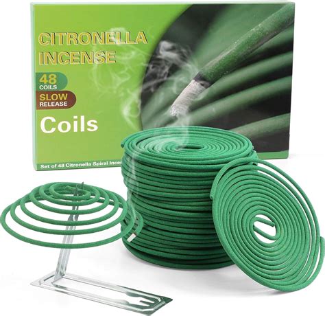 Citronella Coils Citronella Incense Coils Made Of Natural Ingredient And Citronella Oil 48 Coils