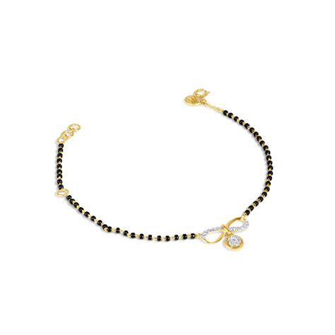 14kt Yellow Gold Enchanting Diamond Mangalsutra Bracelet