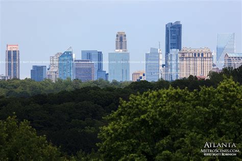 Atlanta Buckhead skyline from Crestlawn - MetroScenes.com - Atlanta ...