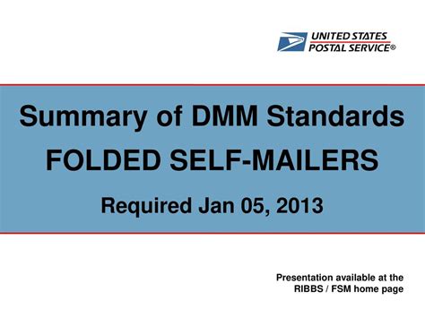 Summary Of Dmm Standards Ppt Download