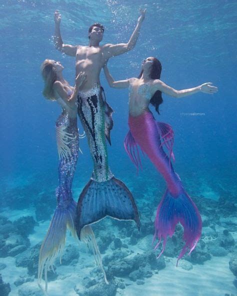 Merman Model Marine Biologist Mermaid Pictures Mermaids And Mermen