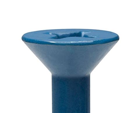 CONFAST 1 4 X 5 Blue Flat Phillips Concrete Screw Anchor With Drill