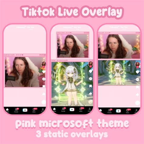 Tiktok Live Overlay Pink Microsoft Tab Theme Thejadeplants Ko Fi Shop Ko Fi ️ Where