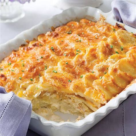 Cheesy Scalloped Potatoes Recipe Yummly Recipe Cheesy Scalloped