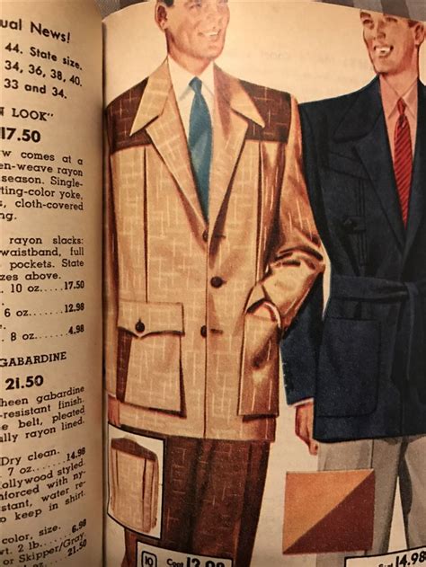 Aldens Catalog 1954 レトロ ファッション メンズ ロカビリーファッション ヴィンテージファッション