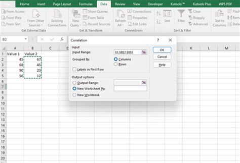 Ways To Calculate Correlation Coefficient In Excel