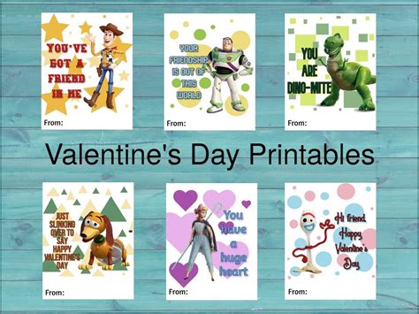 Toy Story Valentine S Day Cards Etsy De