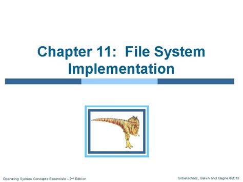 Chapter File System Implementation Operating System Concepts