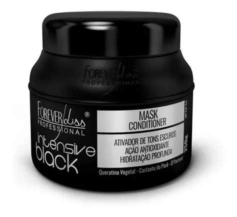 Tonalizante P Cabelos Escuros Intensive Black Forever 250g Mercadolivre