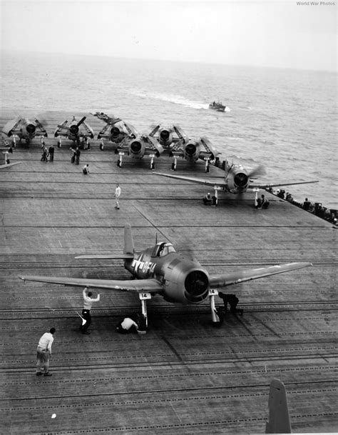 F6f Hellcat Of Vf 8 Aboard Uss Intrepid 1943 2 World War Photos