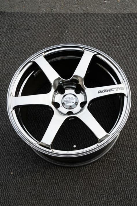 Yokohama Advan Avs Model T Chrome Jdmdistro Buy Jdm Wheels