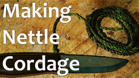 Natural Cordage Making Cordage From Nettles Natural Crafts