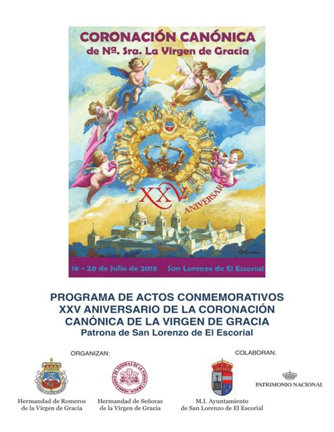 Programa De Actos Conmemorativos Xxv Aniversario