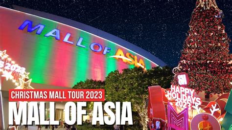 4k Mall Of Asia Moa Christmas Night Tour Sky Garden Night Of