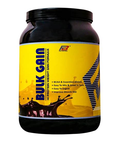 Fb Nutrition Bulk Gain 1 Kg Buy Proteins And Sports Nutrition Online In India