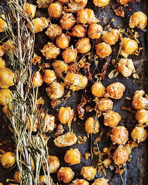 Crispy Roasted Parmesan Rosemary Chickpeas Sweet Paul Kacang Arab