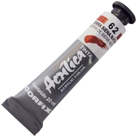 Tinta Acr Lica Corfix Ml Terra Siena Natural Artes Gerais