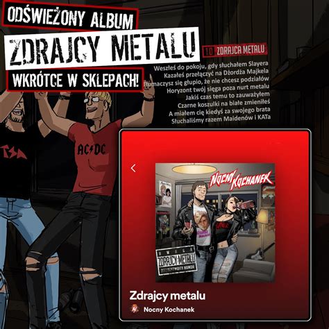 Nocny Kochanek Zdrajcy Metalu Cd Reedycja Nocny Kochanek