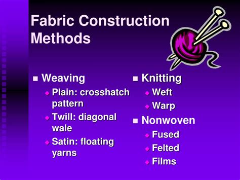 Ppt Textile Fabrics And Finishes Powerpoint Presentation Free Download Id 1617049