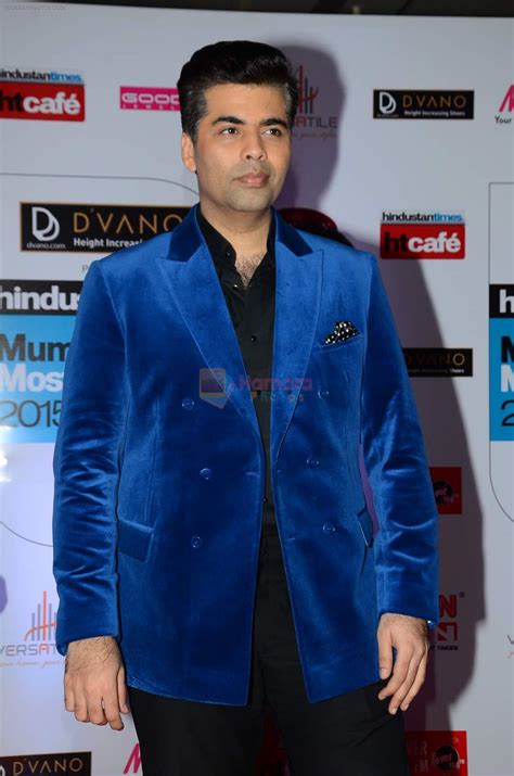 Karan Johar At Ht Mumbais Most Stylish Awards 2015 In Mumbai On 26th