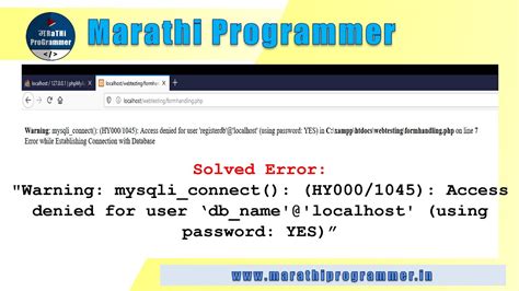 Warning Mysqli Connect Hy Access Denied Xampp
