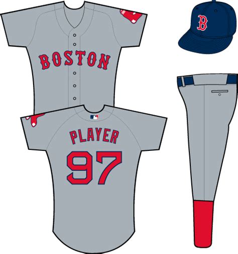 Boston Red Sox Uniform - Road Uniform - American League (AL) - Chris ...