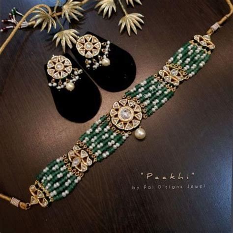 Paakhi Polki Choker Set In 2023 Fancy Jewellery Fancy Jewellery