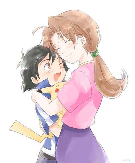 Give your mother a big hug! 🌟🎉 #pokemon #pokemon20 #deliaketchum #delia ...