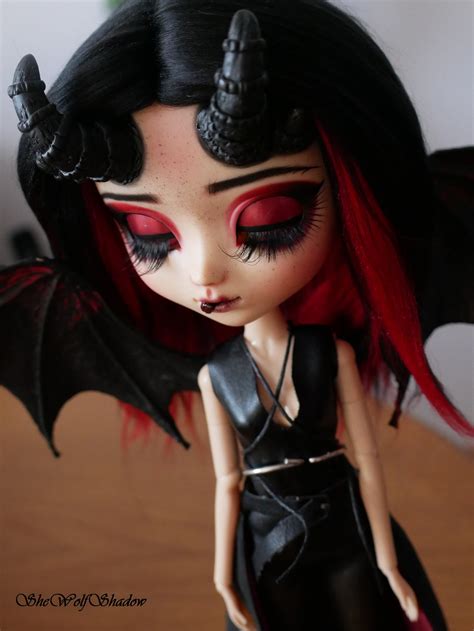 Succubus Custom Ooak Pullip Full Doll Naamah Tan Skin Deamon Etsy