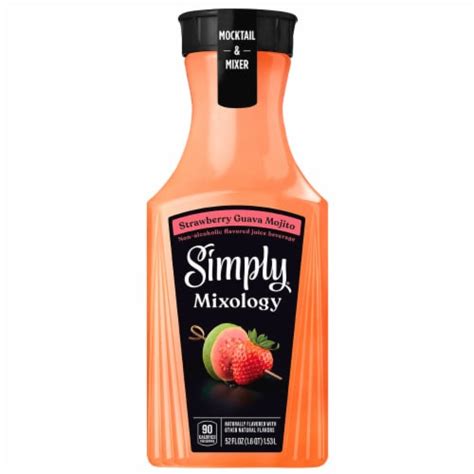 Simply Mixology Strawberry Guava Mojito Mocktail Mixer 52 Fl Oz