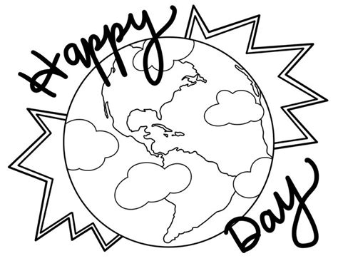 Earth Day Coloring Page Bundle 5 Pages To Celebrate Our Planet Earth