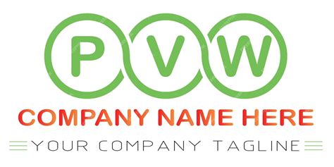 premium vector pvw letter logo design