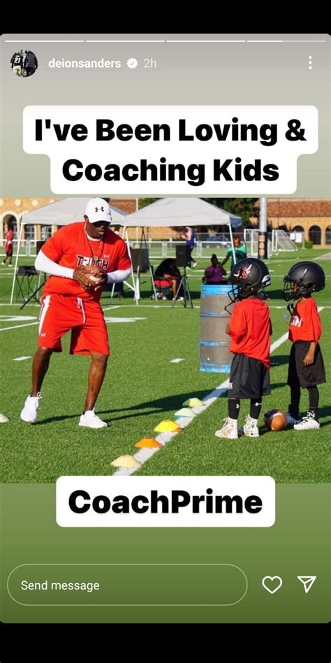 50 Million Worth Deion Sanders Goes Down Memory Lane As Coach Prime Shares Heartwarming Snap