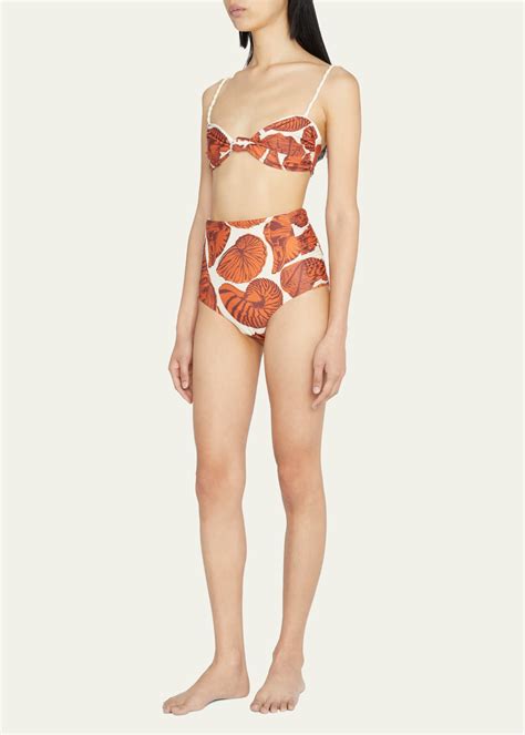 Johanna Ortiz Oceania High Waisted Bikini Bottoms Bergdorf Goodman