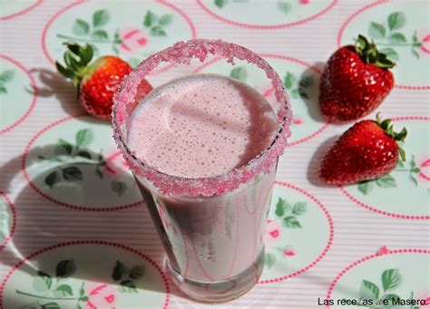 Las Recetas De Masero Batido De Fresa