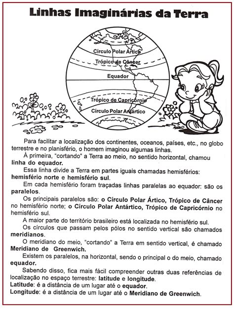 Plano De Aula Meridianos Paralelos E Os Continentes ~ Atividades Da