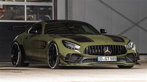 Mercedes AMG GT R PRO C190 Vollfolierung In PWF Badlands Green