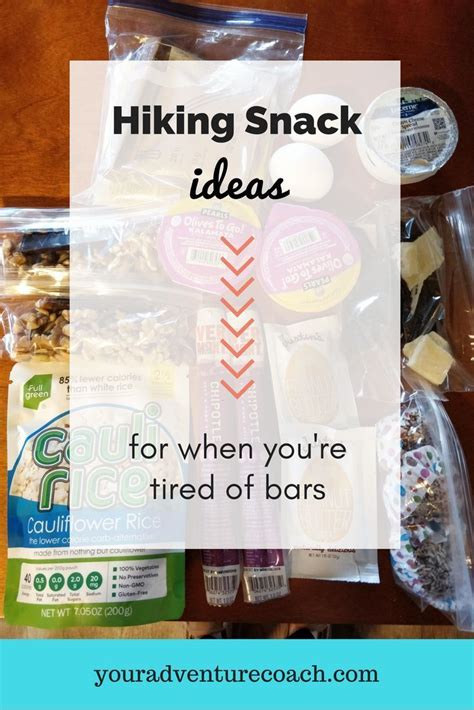 Healthy Hiking Snack Ideas For When You Re Tired Of The Same Old Same Old Bars Hiking Snacks