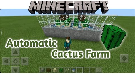 Minecraft Farm Kaktus Otomatis Youtube